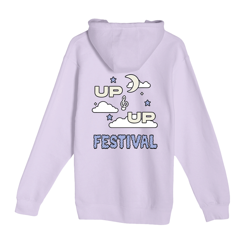 "Am I Dreaming" - Unisex Hooded Pocket Sweatshirt Lilac
