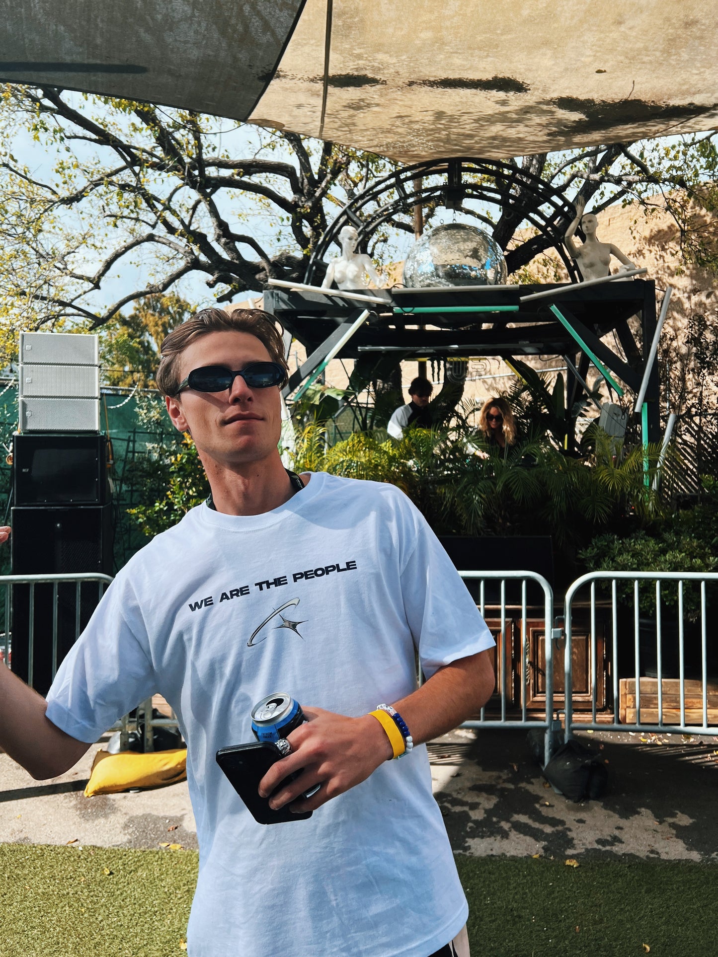 "We Are The People" - Heavy Oversized Tee White